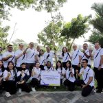 Pemkot Surabaya Percantik Pinggir Sungai Kalimas Dengan 55 Pohon Tabebuya dari PT Kamadjaja Logistics