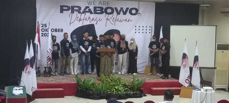 Barisan Relawan We Are Prabowo Siap Menangkan Prabowo-Gibran