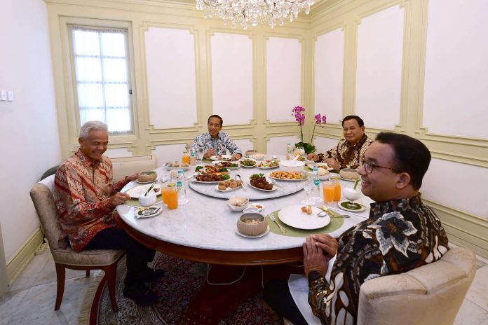 Makan Siang Tiga Capres