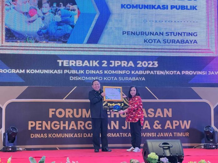 Diskominfo Surabaya Raih Empat Penghargaan JPRA 2023