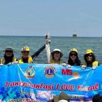 Lions Internasional D-307 B2 Indonesia & MS Tanam 1000 Terumbu Karang di Perairan Labuan Bajo