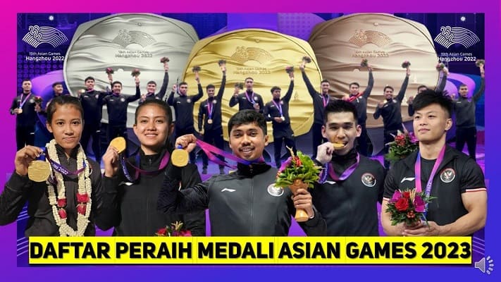 Daftar Peraih Medali Indonesia di Asian Games 2022