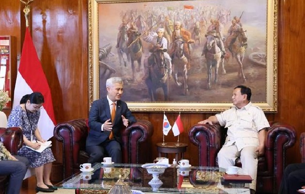 Menhan Prabowo Terima Kunjungan Menteri DAPA Korsel