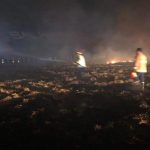 Stadion Kanjuruhan terbakar