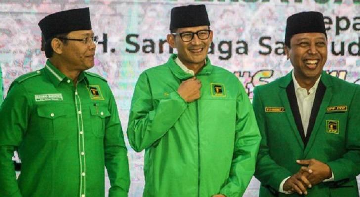PPP Usul Sandiaga Uno Masuk TPN Ganjar