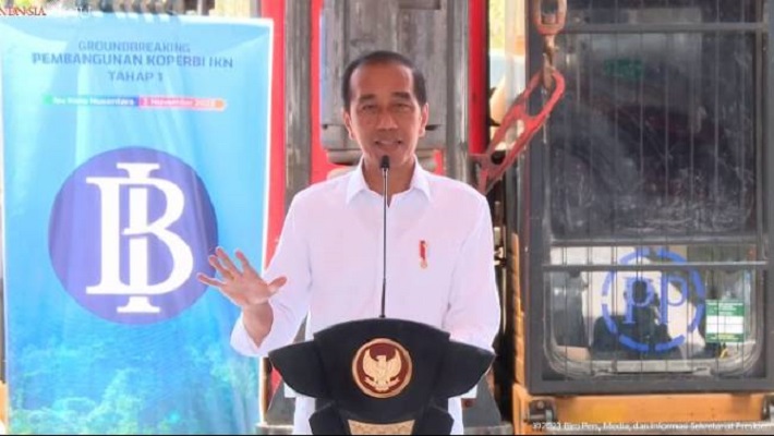 Presiden Jokowi Resmi Mulai Pembangunan Gedung Kantor BI