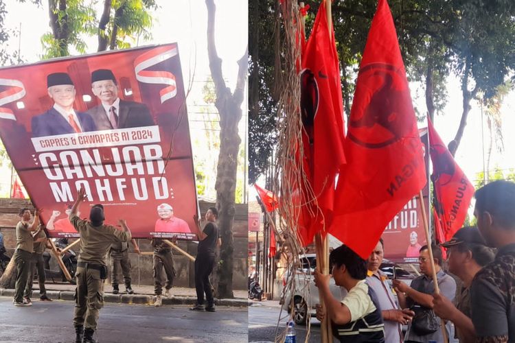 Pencopotan Baliho Ganjar-Mahfud