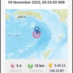 Gempa Susulan Laut Banda
