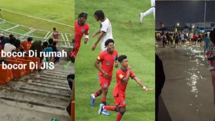 Viral Lapangan JIS Kebanjiran saat Laga Brasil vs Argentina