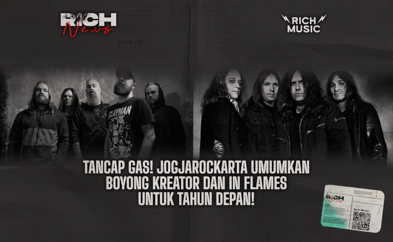 Jogjarockarta Umumkan Boyong Kreator dan In Flames untuk Tahun Depan!