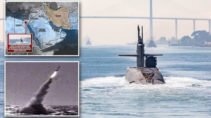 Kapal Selam Nuklir Amerika Meluncur ke Timur Tengah