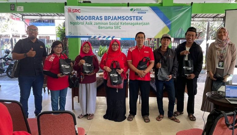 BPJS Ketenagakerjaan Juanda Lindungi Pedagang Toko Grosir SRC