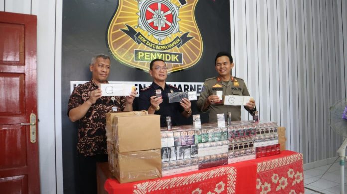Rokok Ilegal disita