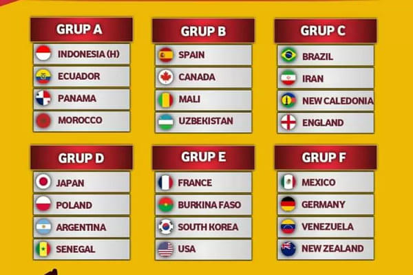 Hasil Lengkap serta Klasemen Piala Dunia U-17