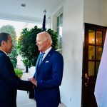 Jokowi disambut Joe Biden