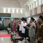 Prabowo Bersama Khofifah Hadiri Pengukuhan Guru Besar Kehormatan Unisma di Malang.