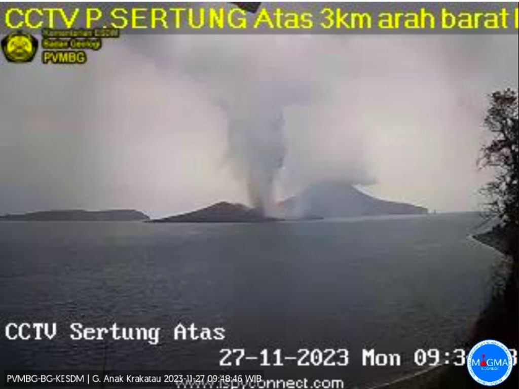 Anak Krakatau Erupsi