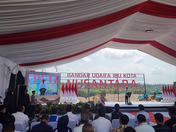 Presiden Jokowi Groundbreaking Bandara IKN