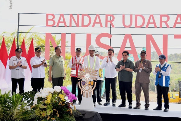 Presiden Jokowi Groundbreaking Bandara IKN