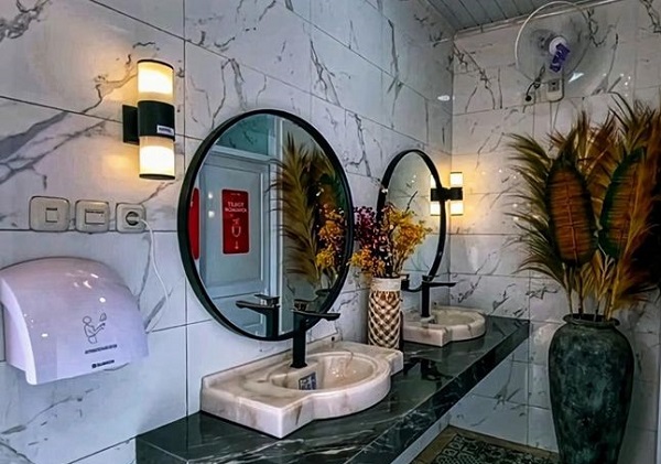 Viral Toilet SPBU Serasa di Hotel Mewah