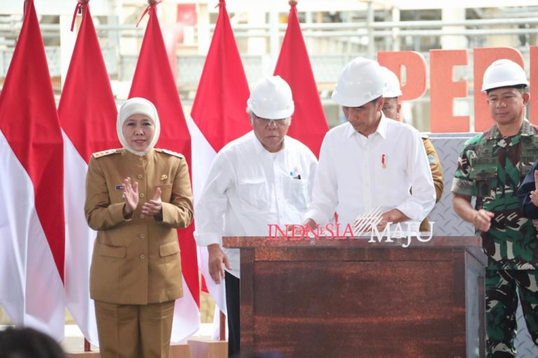 Diresmikan Jokowi, Gubernur Khofifah Optimis Ekspansi PT Smelting Perkuat Hilirisasi Industri di Jatim