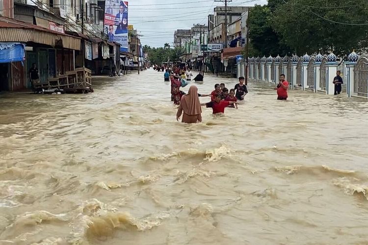 Banjir Rendam Aceh Utara