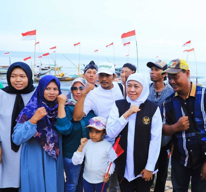 Khofifah Ribuan Nelayan