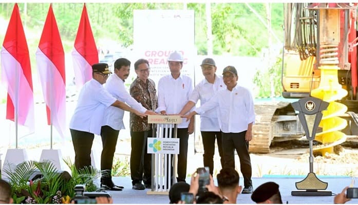 Presiden Jokowi Groundbreaking RSUP Pertama