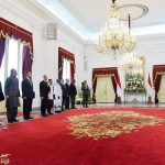 Presiden Jokowi Terima Surat Kepercayaan 10 Dubes Negara Sahabat di Istana Merdeka