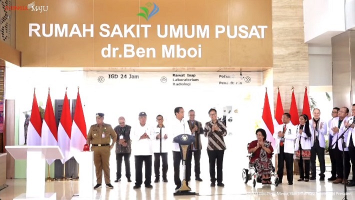Presiden Jokowi Resmikan RSUP dr. Ben Mboi