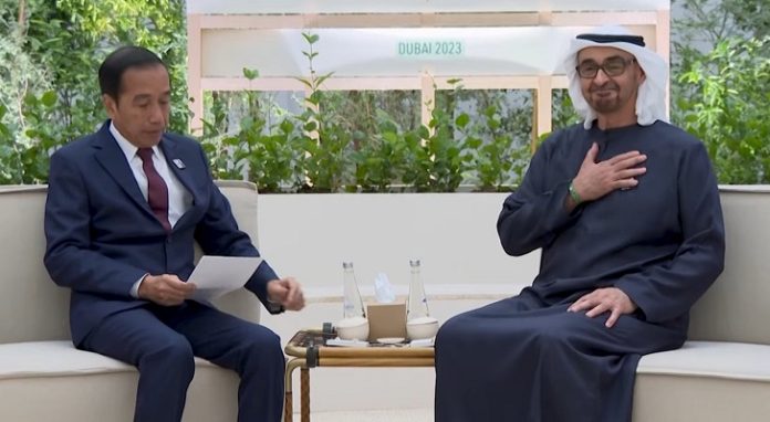 Presiden Jokowi dan Presiden MBZ