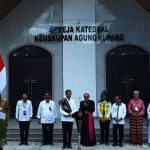 Presiden Jokowi Resmikan Gereja Katedral Kupang, Manfaatkan Juga untuk Kegiatan Sosial Kemasyarakatan.