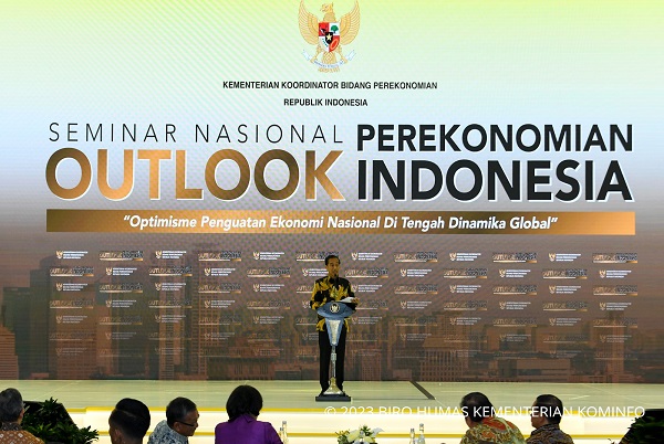 Presiden Jokowi Songsong Ekonomi Nasional 2024