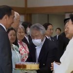 Hadiri Jamuan Minum Teh, Presiden Jokowi Kembali Undang Kaisar Naruhito ke Indonesia.