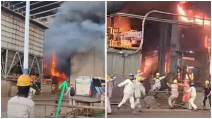 Tungku Smelter di Morowali Meledak