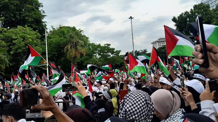 Aksi 100 Hari Genosida Gaza