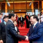 Presiden Jokowi Bertemu Ketua Majelis Nasional Vietnam, Bahas Kerja Sama Energi Terbarukan hingga Antarparlemen.