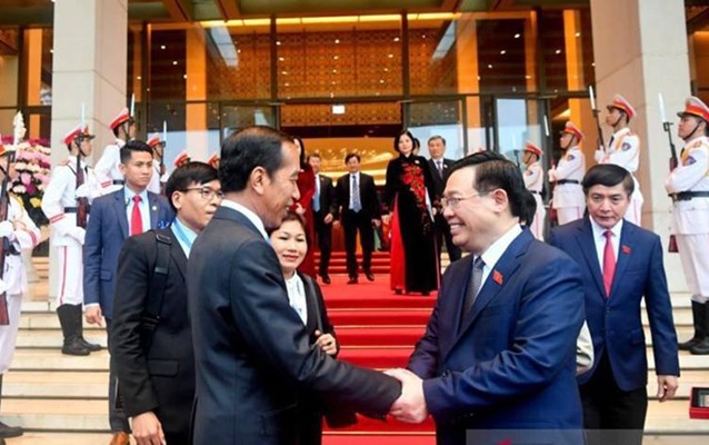 Presiden Jokowi Bertemu Ketua Majelis Nasional Vietnam