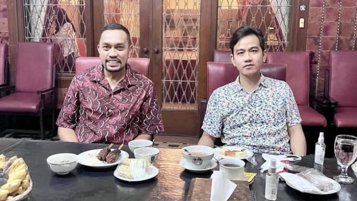 Ahmad Sahroni dan Gibran Makan Siang Bareng