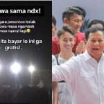 NDX AKA Hentikan Konser di Bali Gegara Penonton Teriak Nama Prabowo.