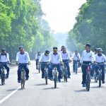 Gowes di Kesatrian, Komandan Puspenerbal Tinjau Yanus Sepak Bola dan Panahan