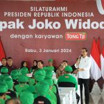 Presiden Jokowi Silaturahmi dengan Karyawan Pabrik PT Tong Tji
