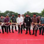 Pj Gubernur Jateng Nana Sudjana meresmikan Alun-Alun Kabupaten Brebes, Kamis (25/1/2024).