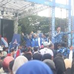 Lautan massa memadati Kampanye Demokrat 1