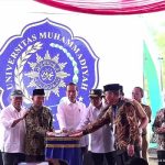 Presiden Jokowi Groundbreaking Kampus II Universitas Muhammadiyah Purwokerto