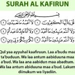 Bacaan Surat Al-Kafirun, Arti serta Keutamaannya.