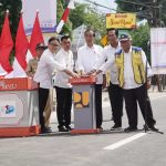 Presiden Jokowi Resmikan 7 Ruas Jalan Daerah di DIY.