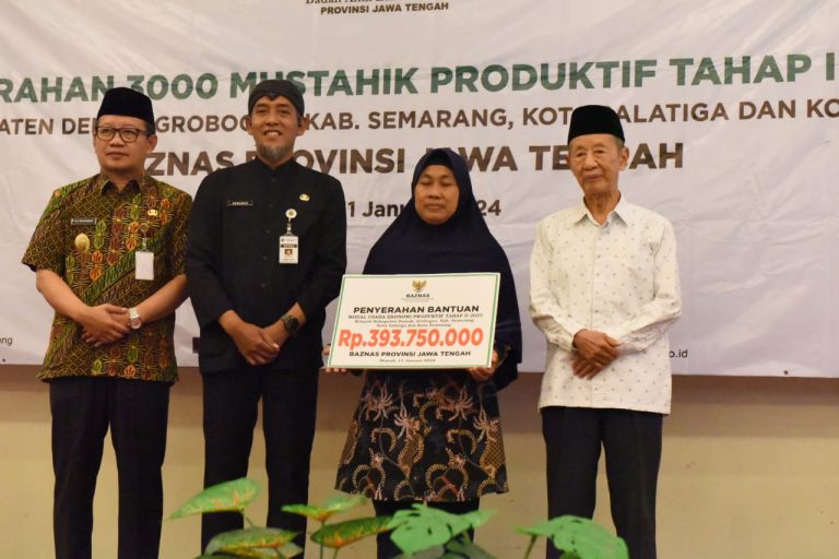 Baznas Jateng Bantu 3.000 Mustahik Produktif, Harapan Baru untuk Lepas dari Kemiskinan