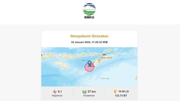 Gempa Kupang NTT