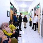 Presiden Jokowi Tinjau Puskesmas Toroh 1, Pastikan Tiap Puskesmas Miliki Alat USG Kehamilan.